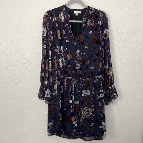 CAROLINA BELLE Dark Floral Dress | Size 10 - Picture 1 of 14